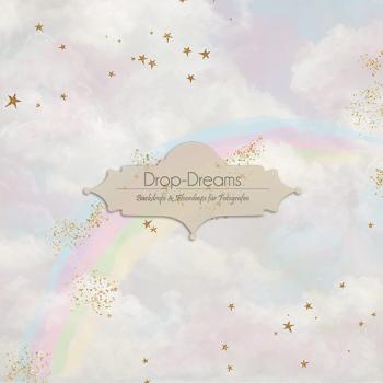 Drop-Dreams Backdrop Wolken und Regenbogen 126a