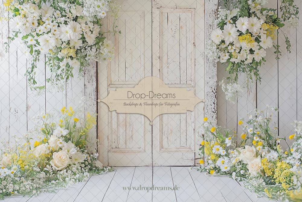 Backdrop-Frühling-Sz2025002-Türe-Blumen